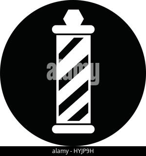 barber shop pole Icon Stock Vector