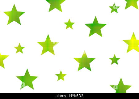 checkered stars on a white background Stock Photo