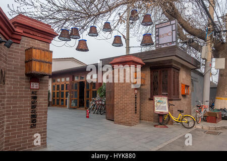 Red Wall Garden Hotel, Beijing, China Stock Photo