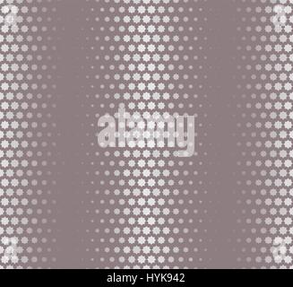 Isolated abstract grey color starlike pattern, seamless texture vector illustration Stock Vector