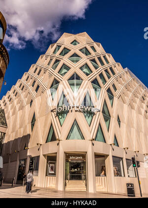 Exterior of John Lewis store at Victoria Gate, Leeds, UK. Stock Photo