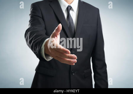 Business man shake contract concept. Stock Photo