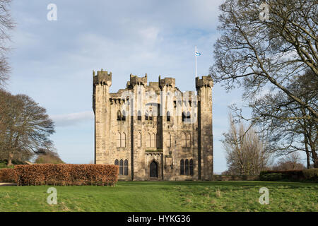 Hylton Castle or Gatehouse, Sunderland, England, UK Stock Photo