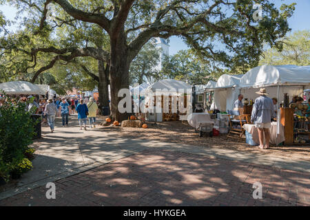 Craft fair in Pensacola, Florida Stock Photo