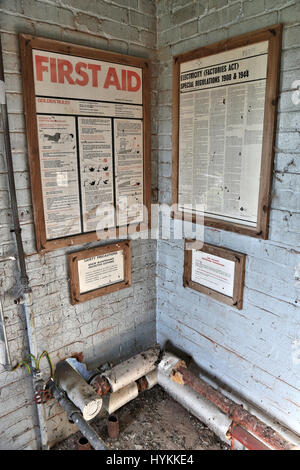 UPPER HEYFORD, UK: WELCOME to the abandoned RAF base where both Roger Moore and Brad Pitt starred in movies where they single handedly saved the world. Haunting pictures of the one-hundred-year old base show the slowly decaying facilities at RAF Upper Heyford, which is one of the oldest military air force bases on the planet and was the centre of US airpower in Europe during WW2. Images show a rusting generator, ammunition boxes and heavy metal sheet buildings still in place and where the movie blockbusters such as Bond film, Octopussy and Zombie flick, World War Z were both filmed. Other shot Stock Photo