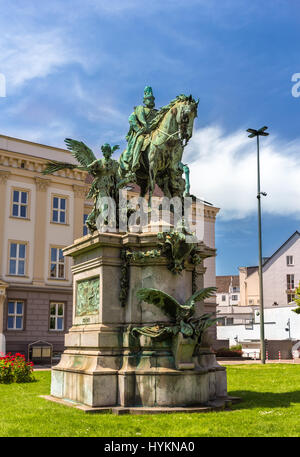 Monument to Kaiser-Wilhelm-Denkmal in Dusseldorf, Germany Stock Photo