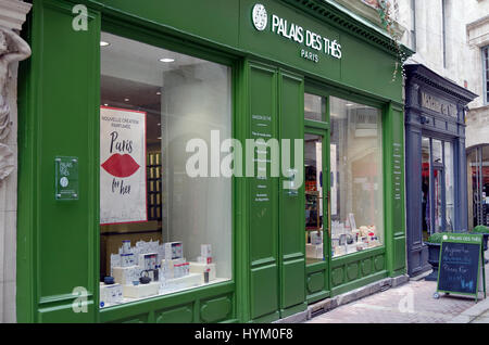 Palais des Thés, Specialist tea shop in Nimes, France Stock Photo