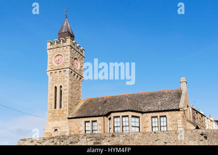 Bickford Smith Institute, Porthleven, Cornwall, UK Stock Photo