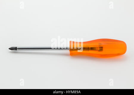 Phillips screwdriver on white background Stock Photo