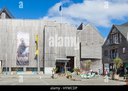 Falmouth, Cornwall, National Maritime Museum Cornwall, Discovery Quay, Falmouth Cornwall west country england gb uk eu europe Stock Photo