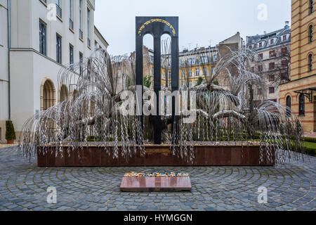 'Tree of Life' in Budapest Dohany Street Synagogue, December-20-2016 Stock Photo