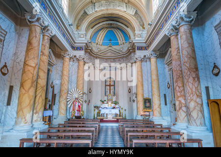 Saint Biagio Church, Anguillara Sabazia, Rome Province, Lazio (Italy) Stock Photo