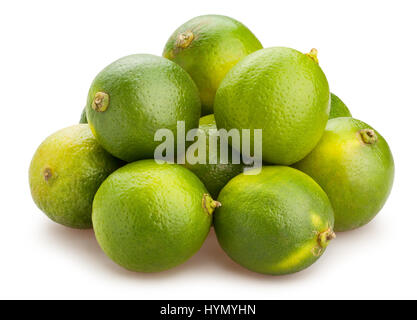 lime isolated Stock Photo
