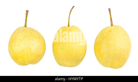 nashi pear isolated Stock Photo
