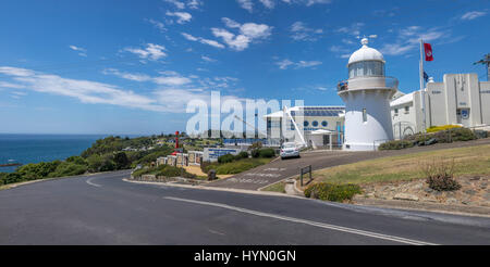 Panorama Of The Lighthouse At The Killer Whale Museum In Eden New South Wales, Australia Stock Photo