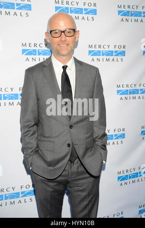 Richard Melville Hall aka Moby attends the Mercy For Animals Hidden Heroes Gala at Unici Casa on August 29th, 2015 in Los Angeles California. Stock Photo