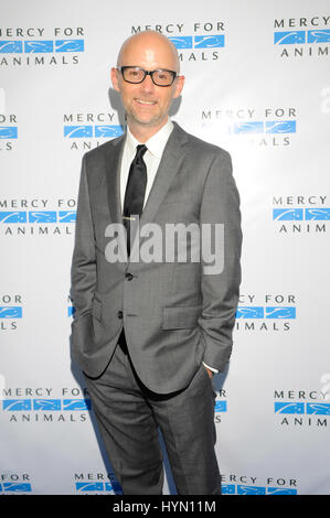 Richard Melville Hall aka Moby attends the Mercy For Animals Hidden Heroes Gala at Unici Casa on August 29th, 2015 in Los Angeles California. Stock Photo