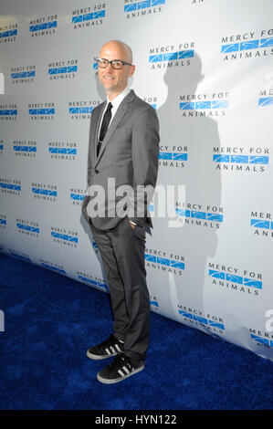 Richard Melville Hall aka Moby attends the Mercy For Animals Hidden Heroes Gala at Unici Casa on August 29th, 2015 in Los Angeles California. Stock Photo