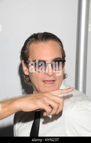 Joaquin Phoenix attends the Mercy For Animals Hidden Heroes Gala at Unici Casa on August 29th, 2015 in Los Angeles California. Stock Photo