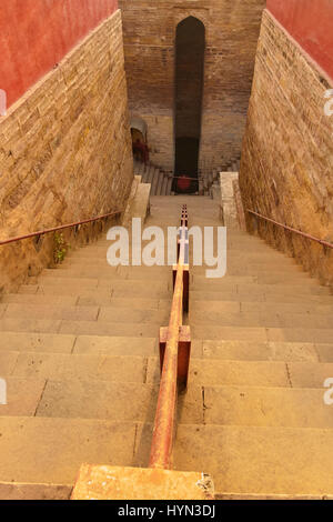 Lolark Kund is one of the oldest sacred sites of Varanasi. Stock Photo