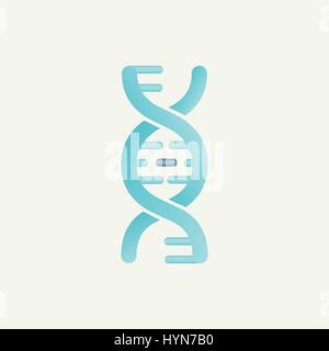 DNA mutation genetic vector sign Stock Vector