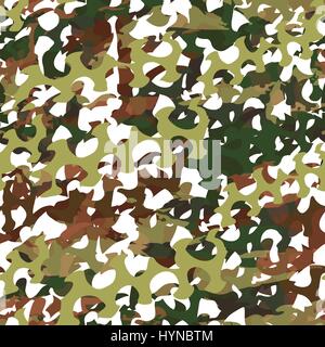 Camouflage net, camoflage scrim seamless pattern or texture. Vector fabric design for textile industry Stock Vector