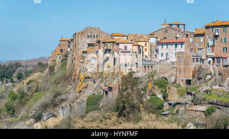 Scenic sight in Blera, medieval village in Viterbo Province, Lazio, central Italy Stock Photo