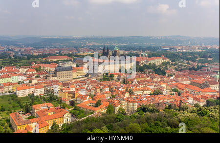View of Prague Castle (Prazsky hrad) - Czech republic Stock Photo