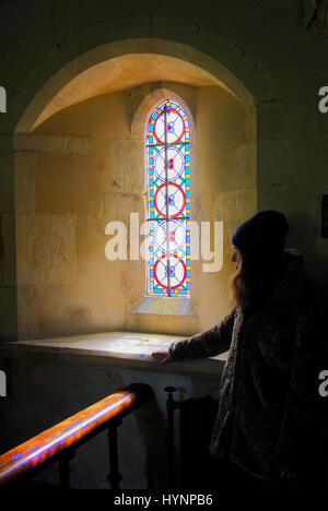 Little Bredy, Dorset, UK. 5th April, 2017. UK weather. A sunny Spring day, St Michael and All Angels, Little Bredy, Dorset Credit: stuart fretwell/Alamy Live News Stock Photo