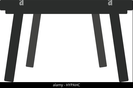 icon table illustrated on a white background in vector Stock Vector