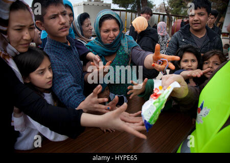 Malakasa refugiees camp in Greece. -  07/03/2017  -  Greece / Malakasa  -  Distribution of food items from the Popular Secours to the Malakasa refugee camp, home to 483 Afgans refugees, including 112 children.   -  Stefania Mizara / Le Pictorium Stock Photo