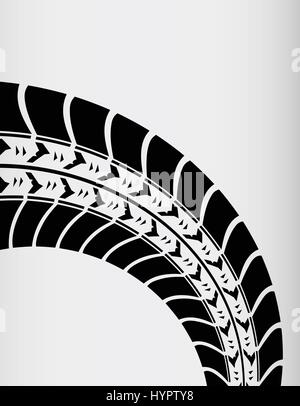 tire track background Stock Vector
