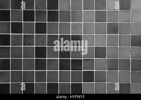 black and gray tiled background Stock Photo