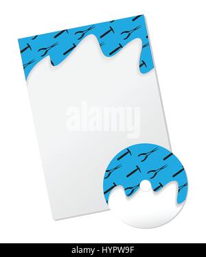 corporate identity template design Stock Vector