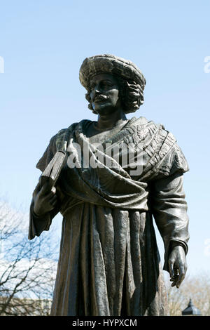 Statue Near Bristol Cathedral England Depicting Raja Ram Mohan Roy Statue Near Bristol Cathedral England Depicting Raja Ram Mohan Roy