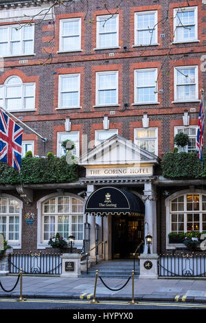 The Goring, London's last remaining family-owned luxury hotel, Belgravia, London, England, U.K. Stock Photo