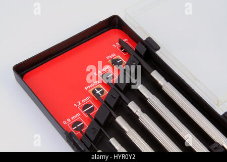 Small screwdriver set. Stock Photo