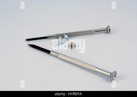 Small screwdriver set. Stock Photo