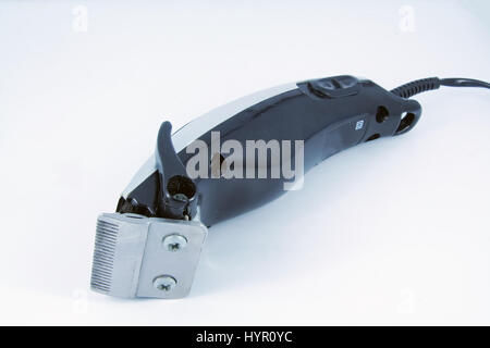 Hair trimmer machine. Hair trimmer tool. Stock Photo