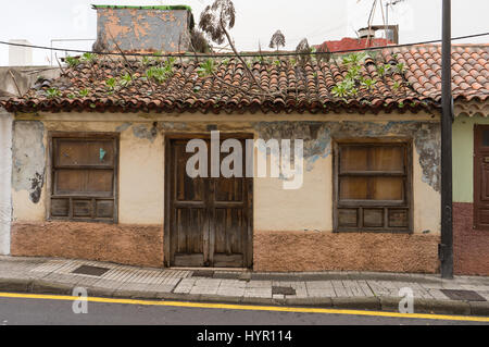 house with weathered facade Stock Photo