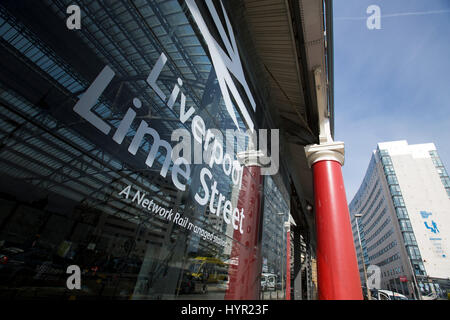 Liverpool Lime Street Railway Station, Liverpool, UK Stock Photo