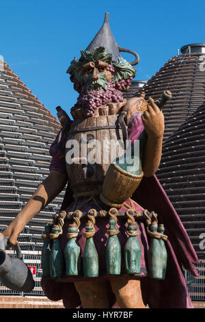 Statue Celebrating Food and Drink in Arcimboldo's Style at universal Exposition In Milan, Italy Stock Photo