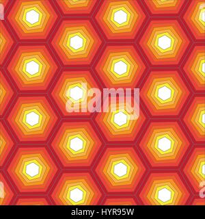 Vector  Abstract Seamless Geometric Honeycomb Pattern Stock Vector