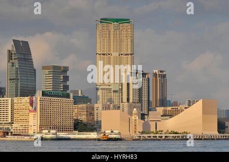 China, Hong Kong, Kowloon skyline Stock Photo