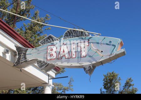 Al's Bait Beer Depot Neon Bait Shop Sign Photograph 