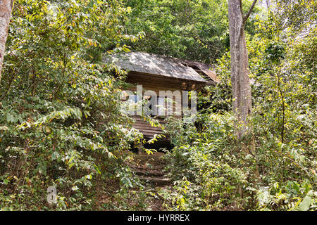 Ruins of the old prison camp  at Ta Lo Wow, Ko Tarutao Island, Thailand Stock Photo