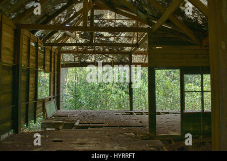 Ruins of the old prison camp  at Talo Wow, Ko Tarutao Island, Thailand Stock Photo