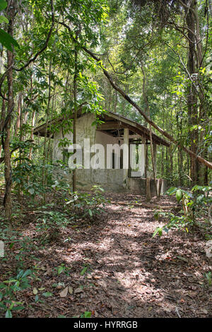 Ruins of the old prison camp  at Ta Lo Wow, Ko Tarutao Island, Thailand Stock Photo