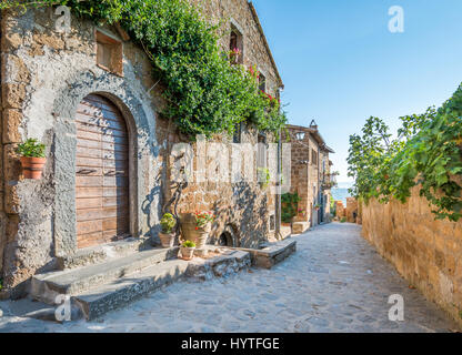 Civita di Bagnoregio, the famous 'dying city' in Viterbo Province, Lazio (Italy) Stock Photo
