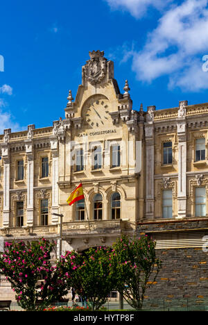 Casa Consistorial or Town Hall building in Santander Cantabria Northern Spain Stock Photo